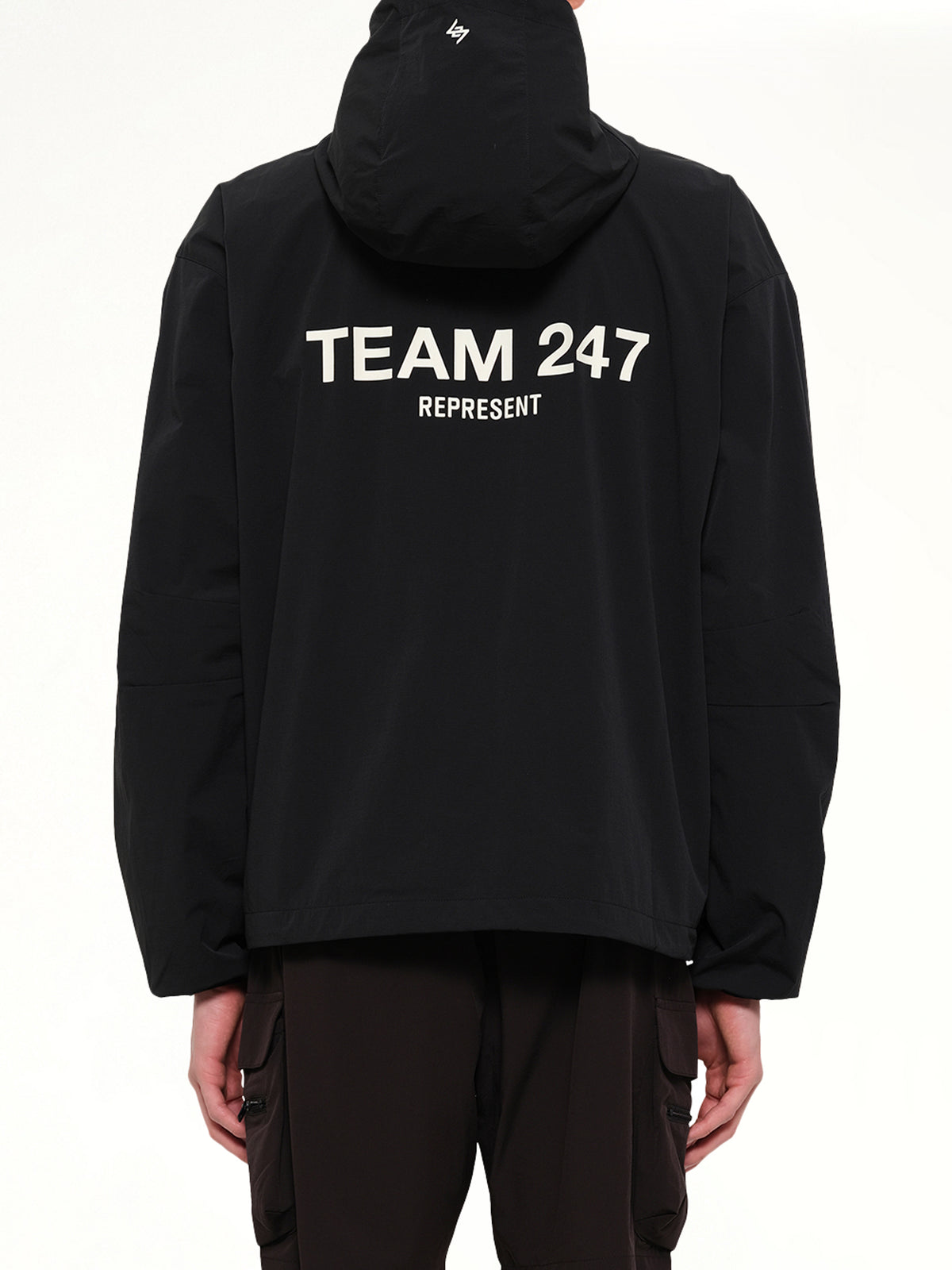 Team 247 Track Jacket in Jet Black
