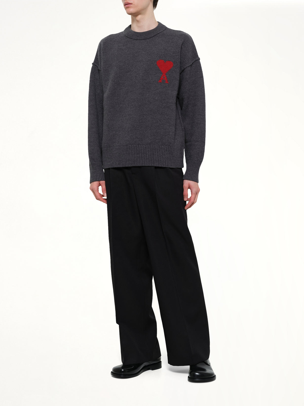 Ami De Coeur Sweater in Grey