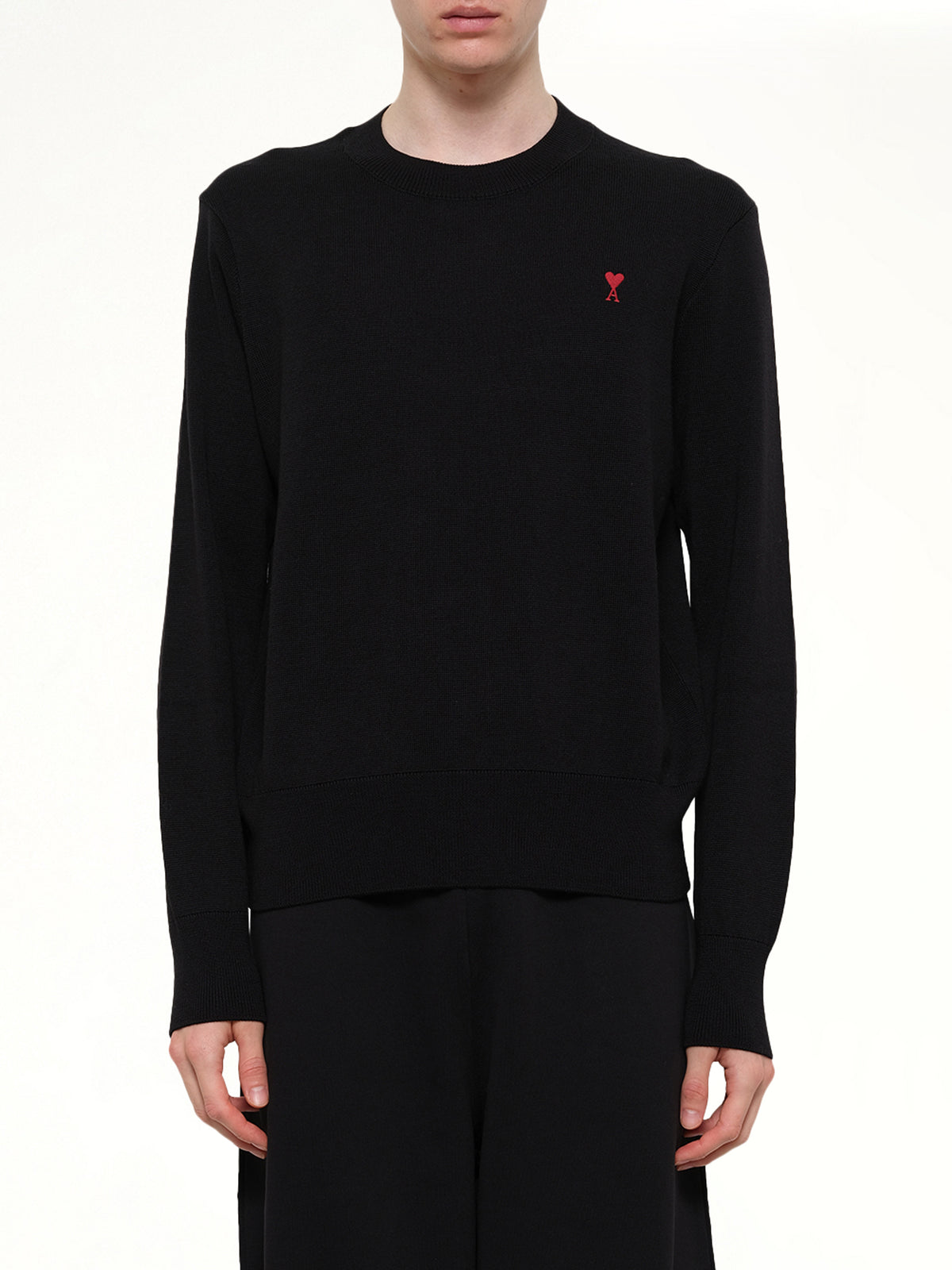 Small Ami De Coeur Sweater in Black