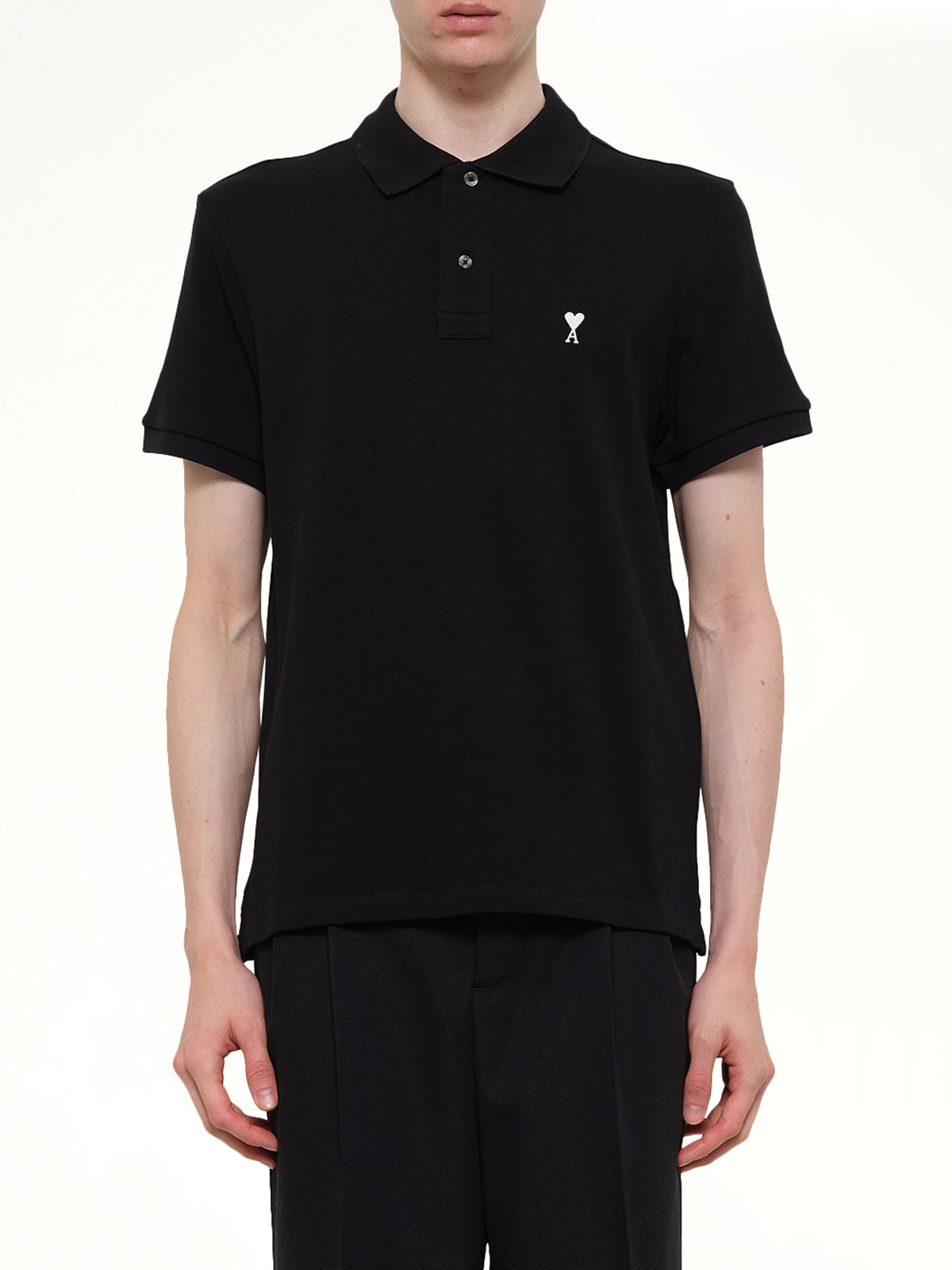 Contrasted ADC Polo in Black