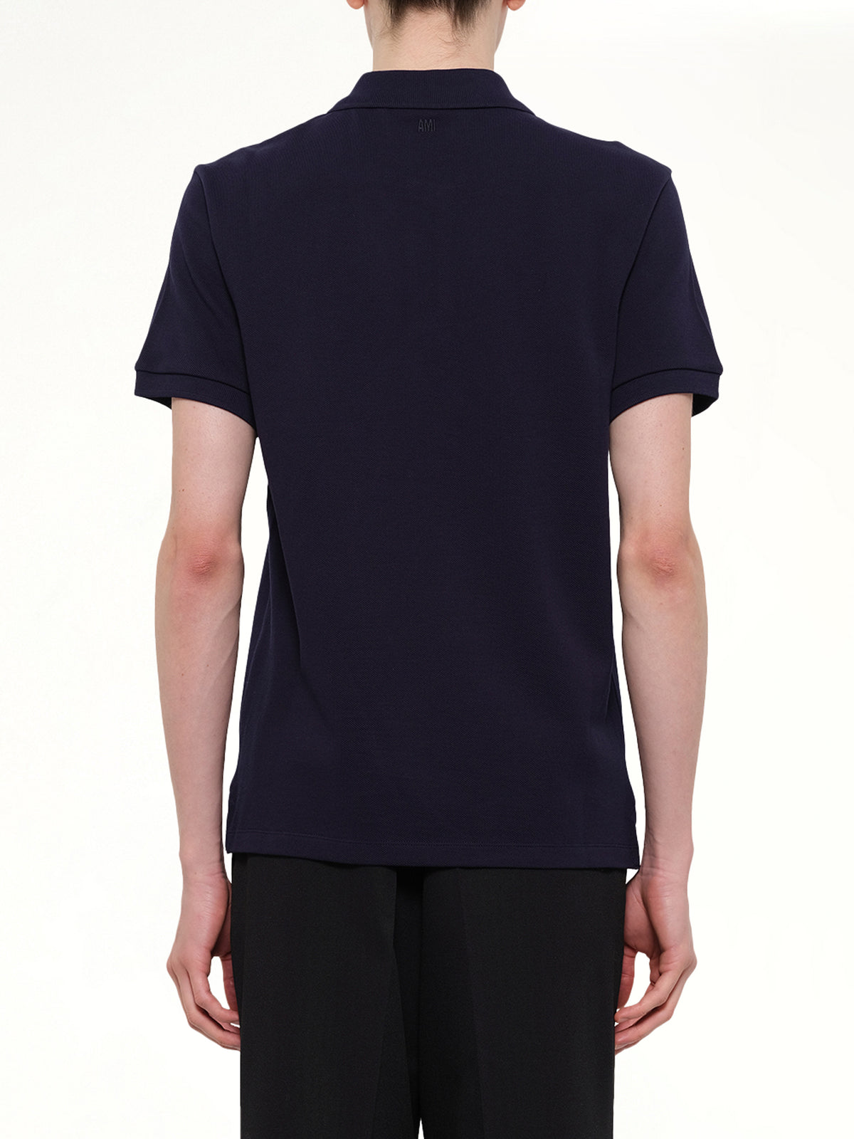 Ami De Coeur Polo in Navy/Red