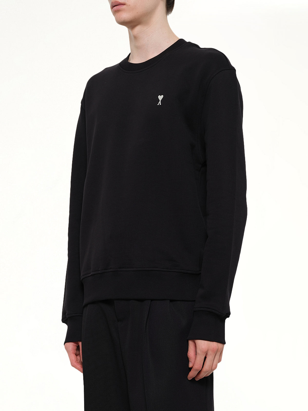 Contrasted ADC Sweatshirt in Black