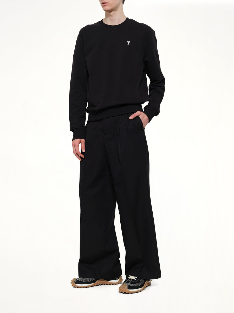 Contrasted ADC Sweatshirt in Black