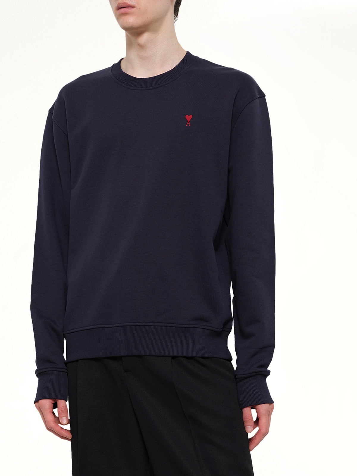 Red Ami De Coeur Sweatshirt in Navy