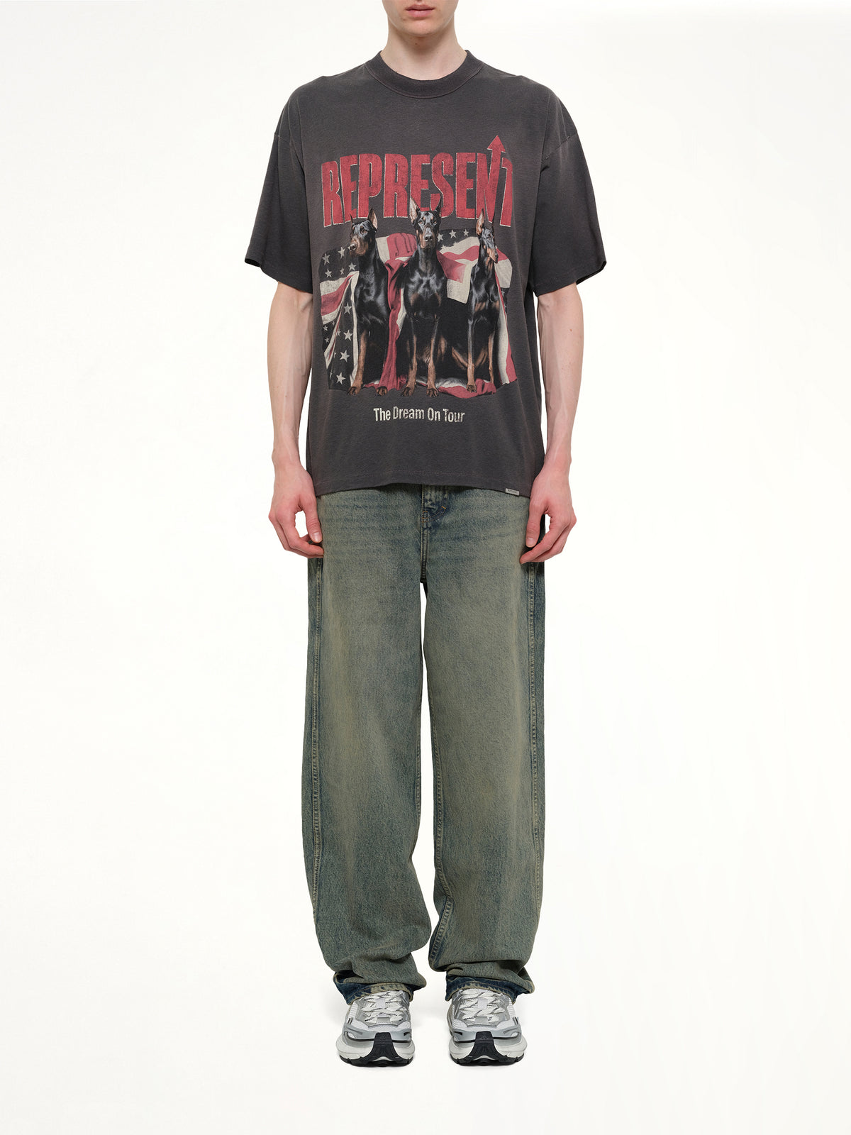 Dream On Tour T-Shirt in Sun Fade Grey
