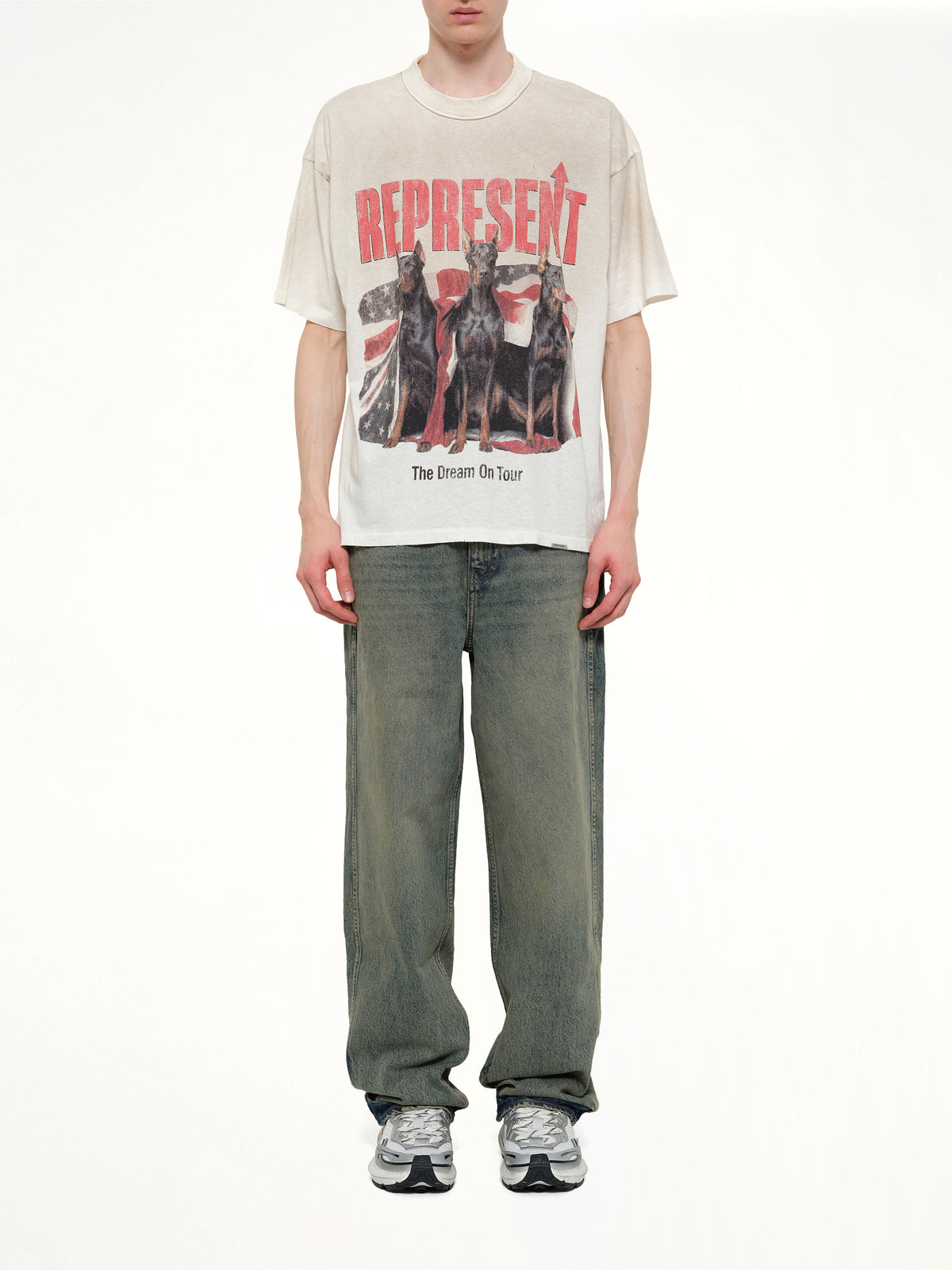 Dream On Tour T-Shirt in Washed Ecru