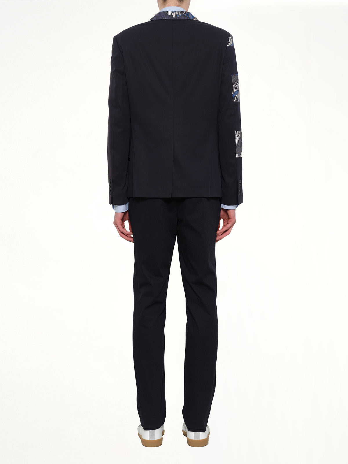 Constructed Suit Jacket in Navy
