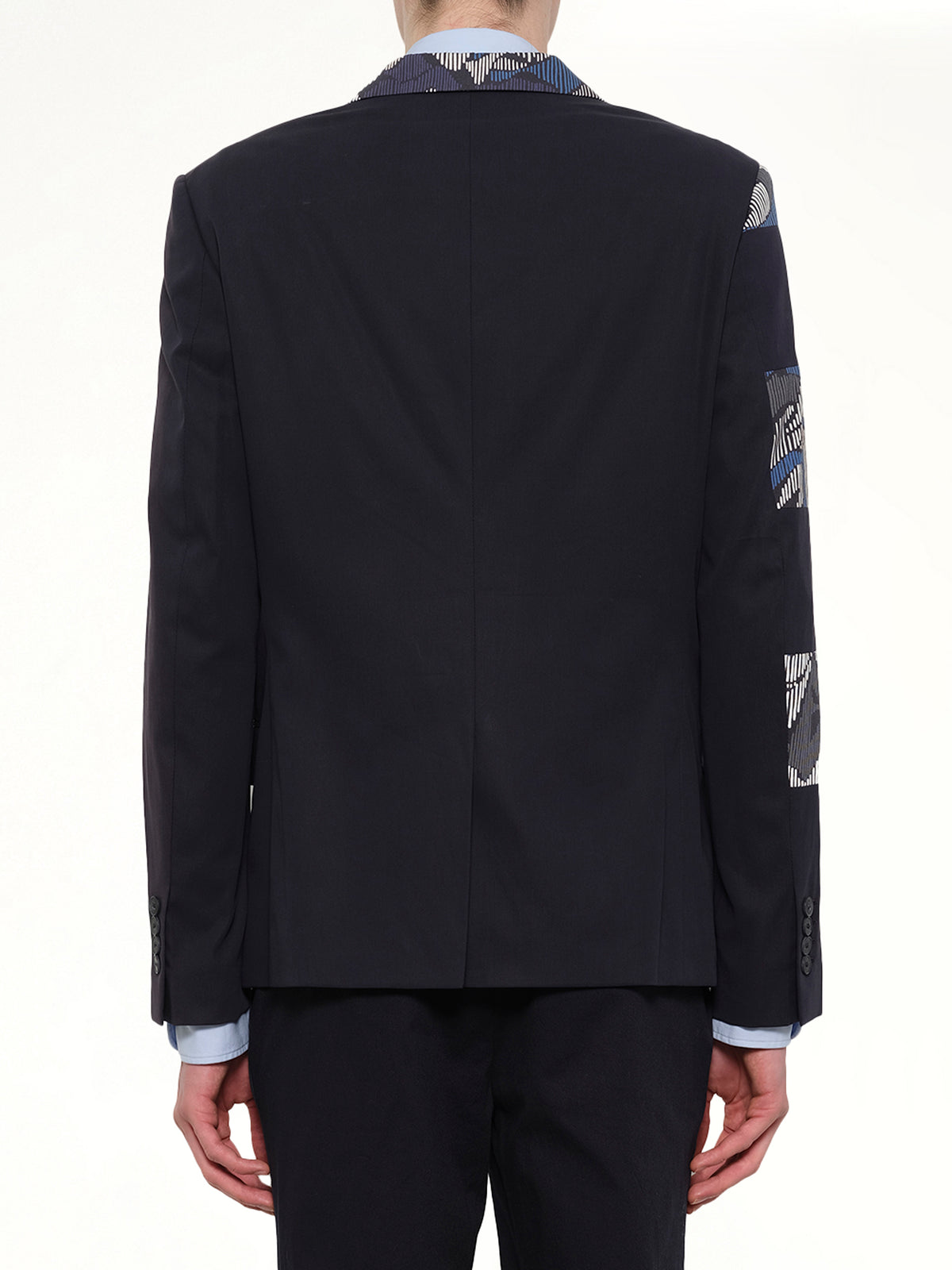 Constructed Suit Jacket in Navy