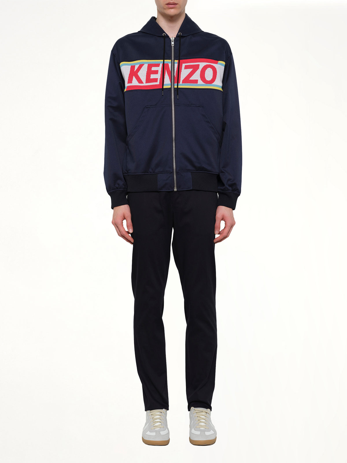 Hyper Logo Jacket in Navy