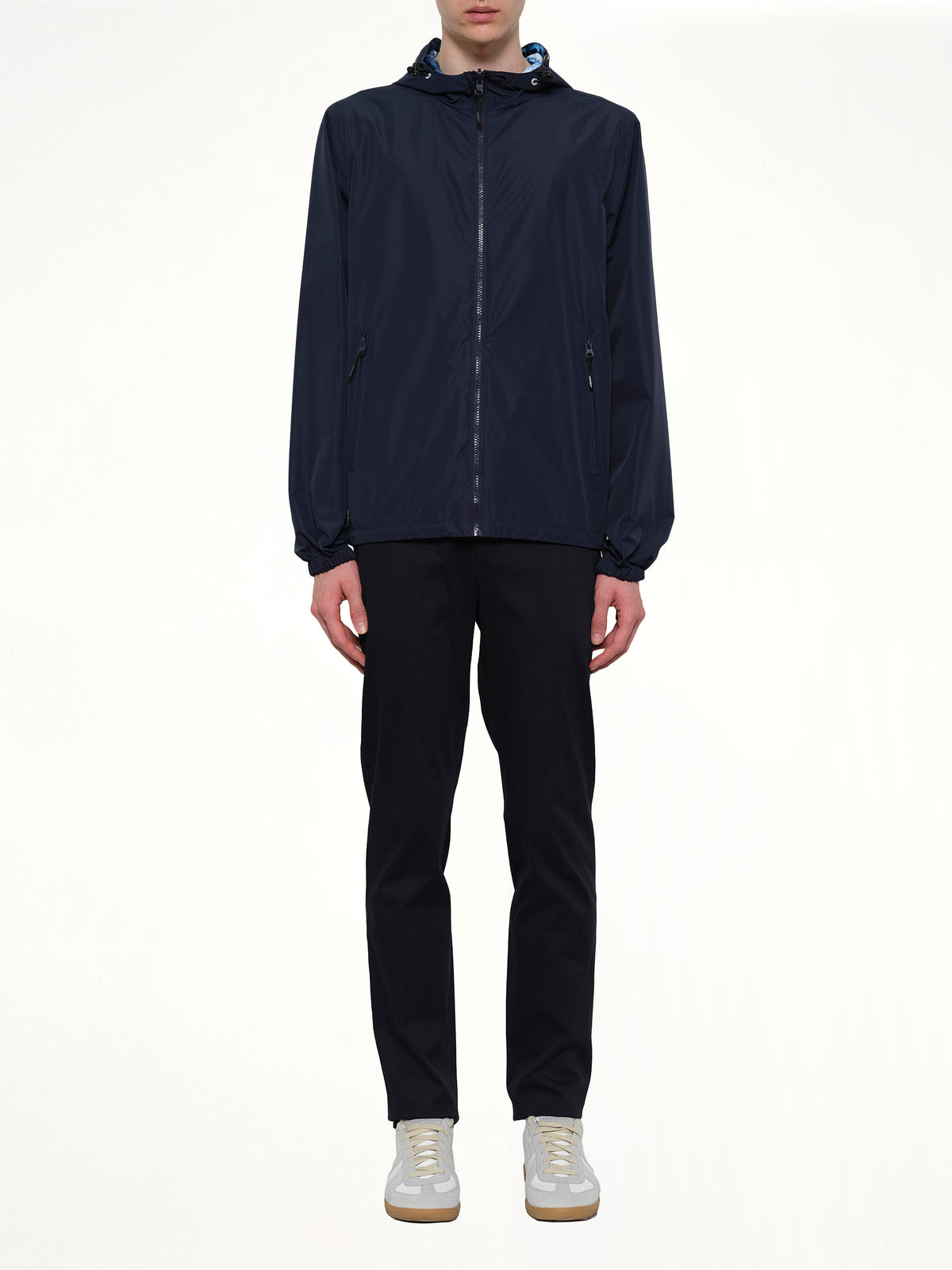 Reverse Kway in Navy