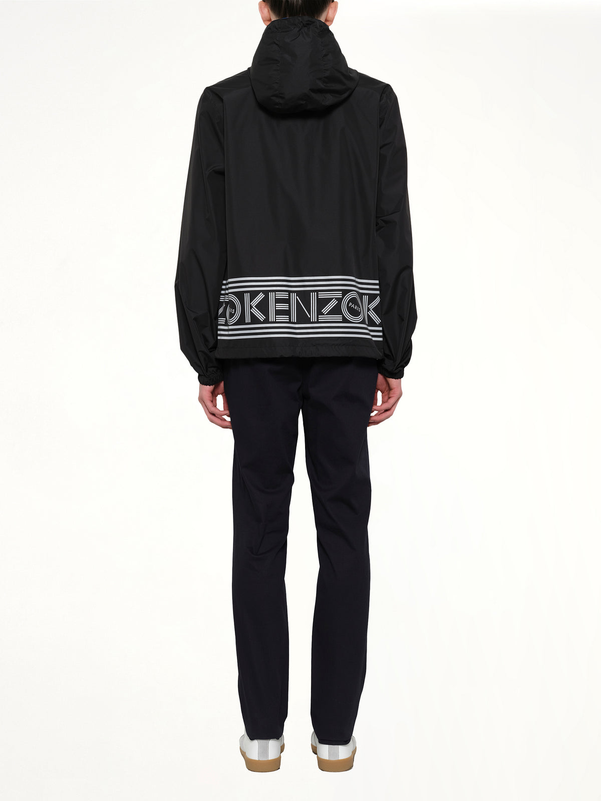 Reversible Windbreaker in Black