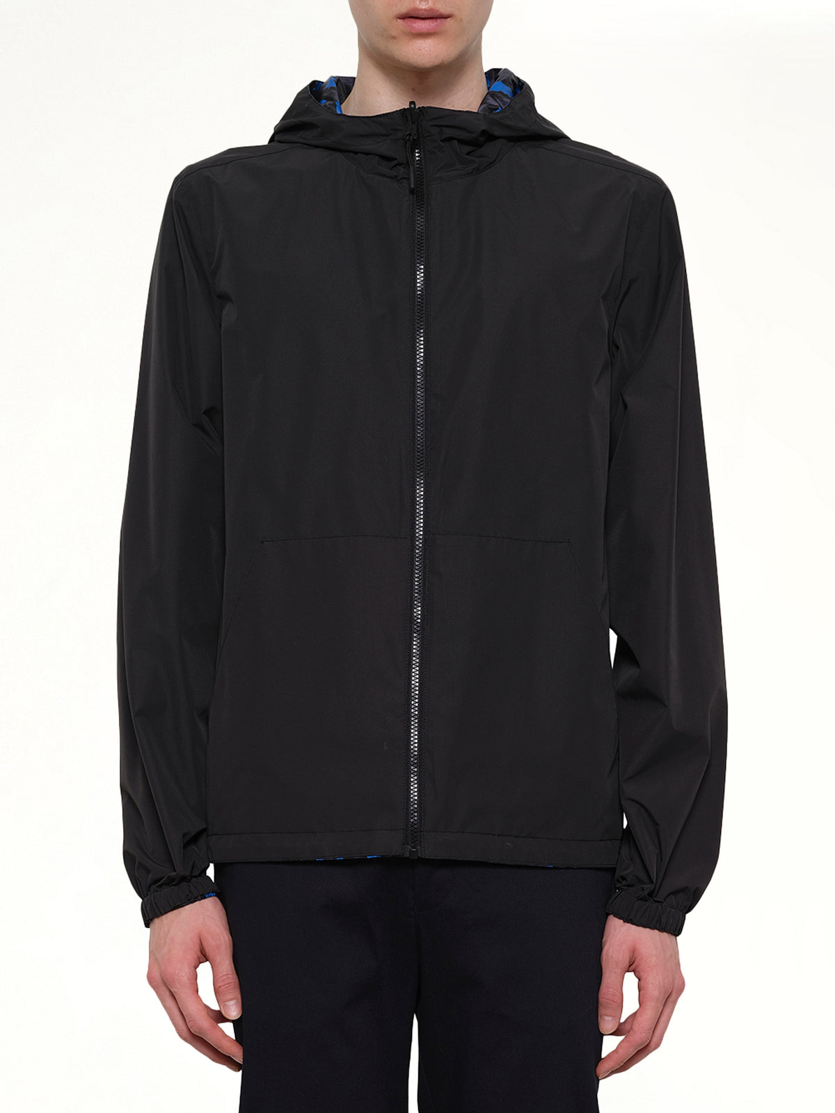 Reversible Windbreaker in Black