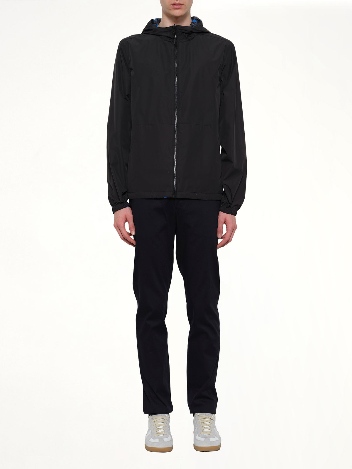 Reversible Windbreaker in Black
