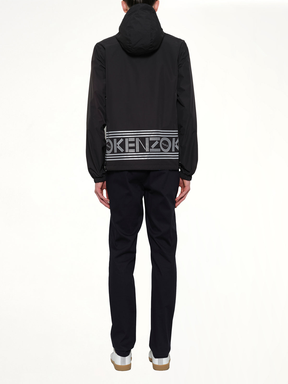 Reversible Windbreaker in Black