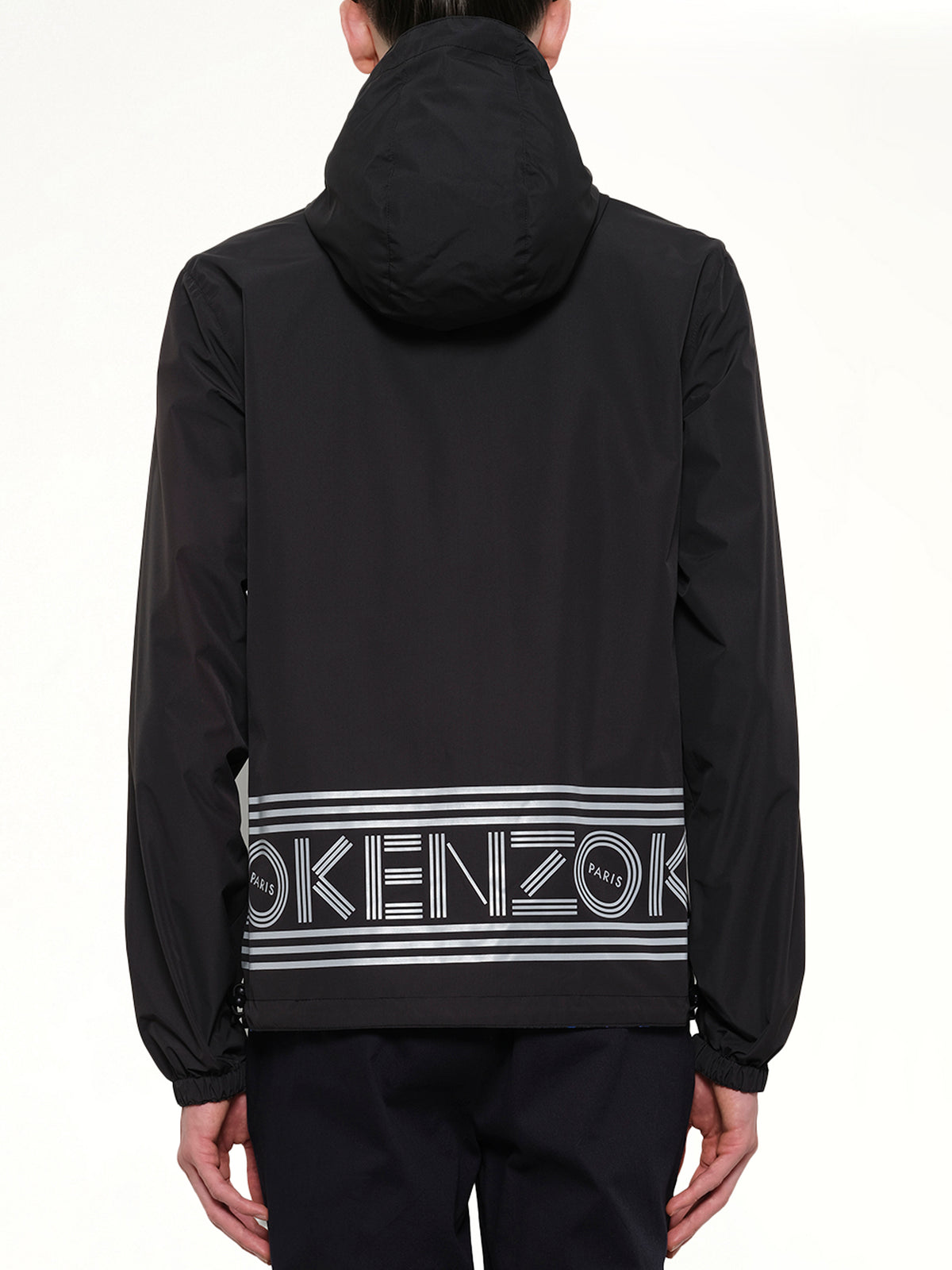Reversible Windbreaker in Black