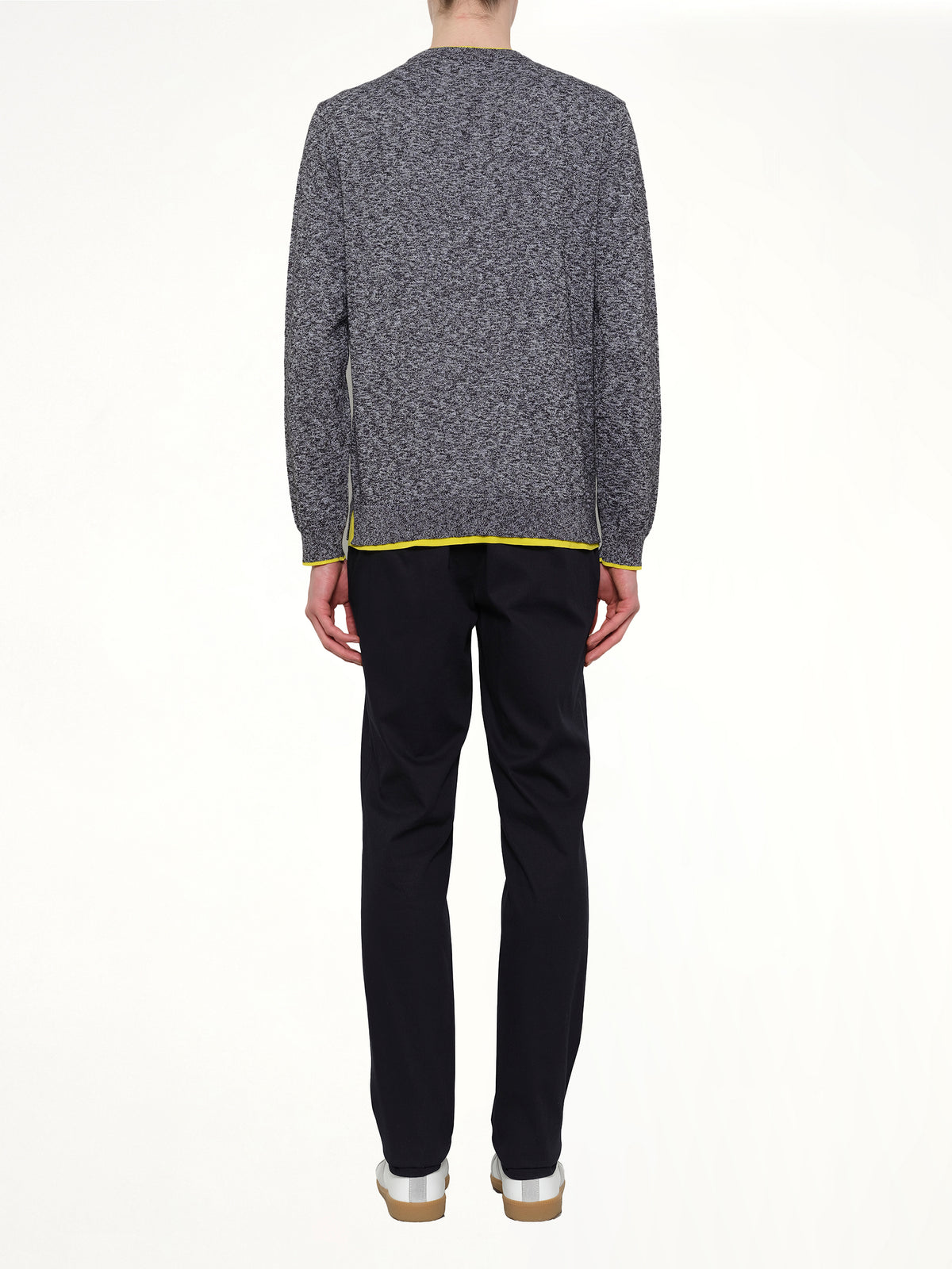 Tiger Knit Sweatshirt in Anthracite