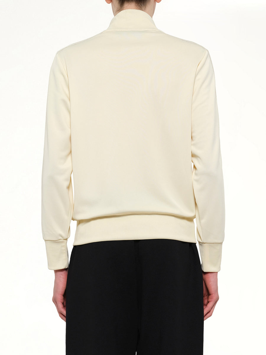 Classic Logo Track Top in Ivory/Black