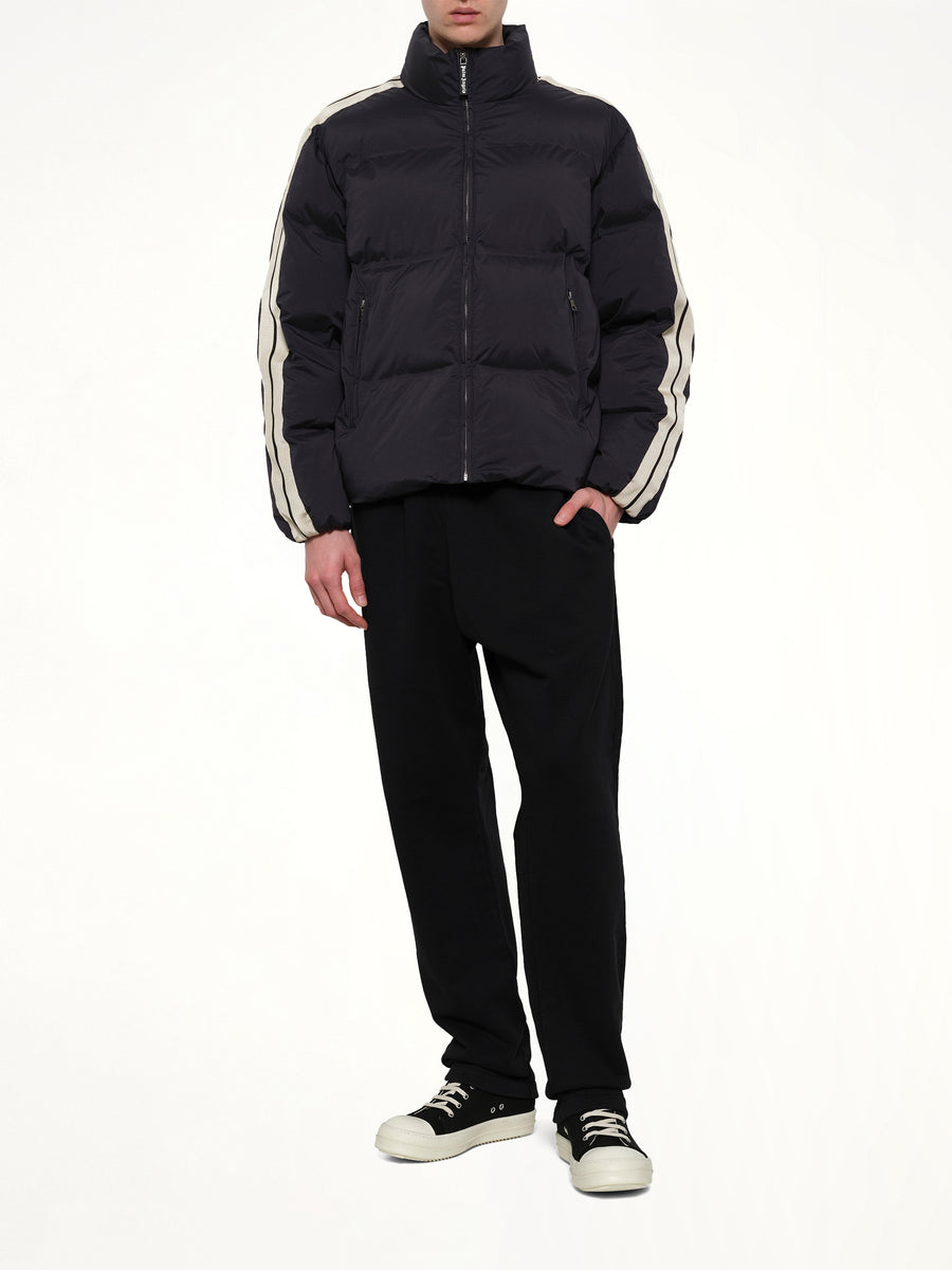 Classic Logo Track Down Jacket in Black/Tofu