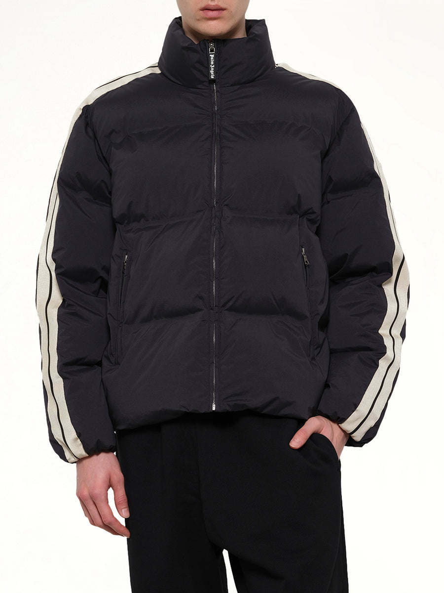 Classic Logo Track Down Jacket in Black/Tofu