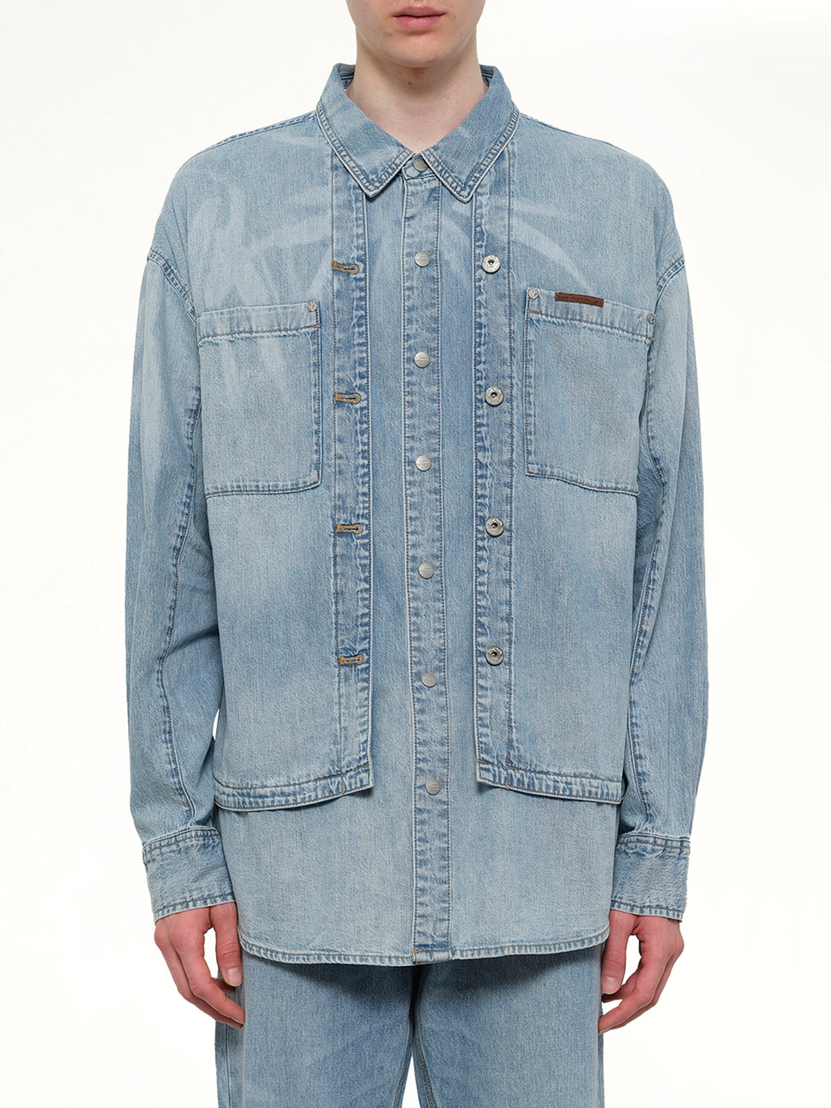 FCW x Lee Denim Shirt in Light Shade