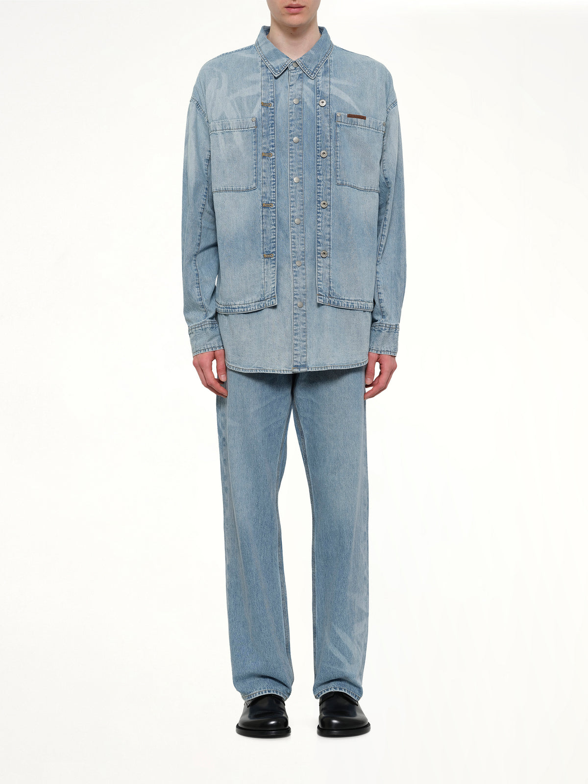 FCW x Lee Denim Shirt in Light Shade