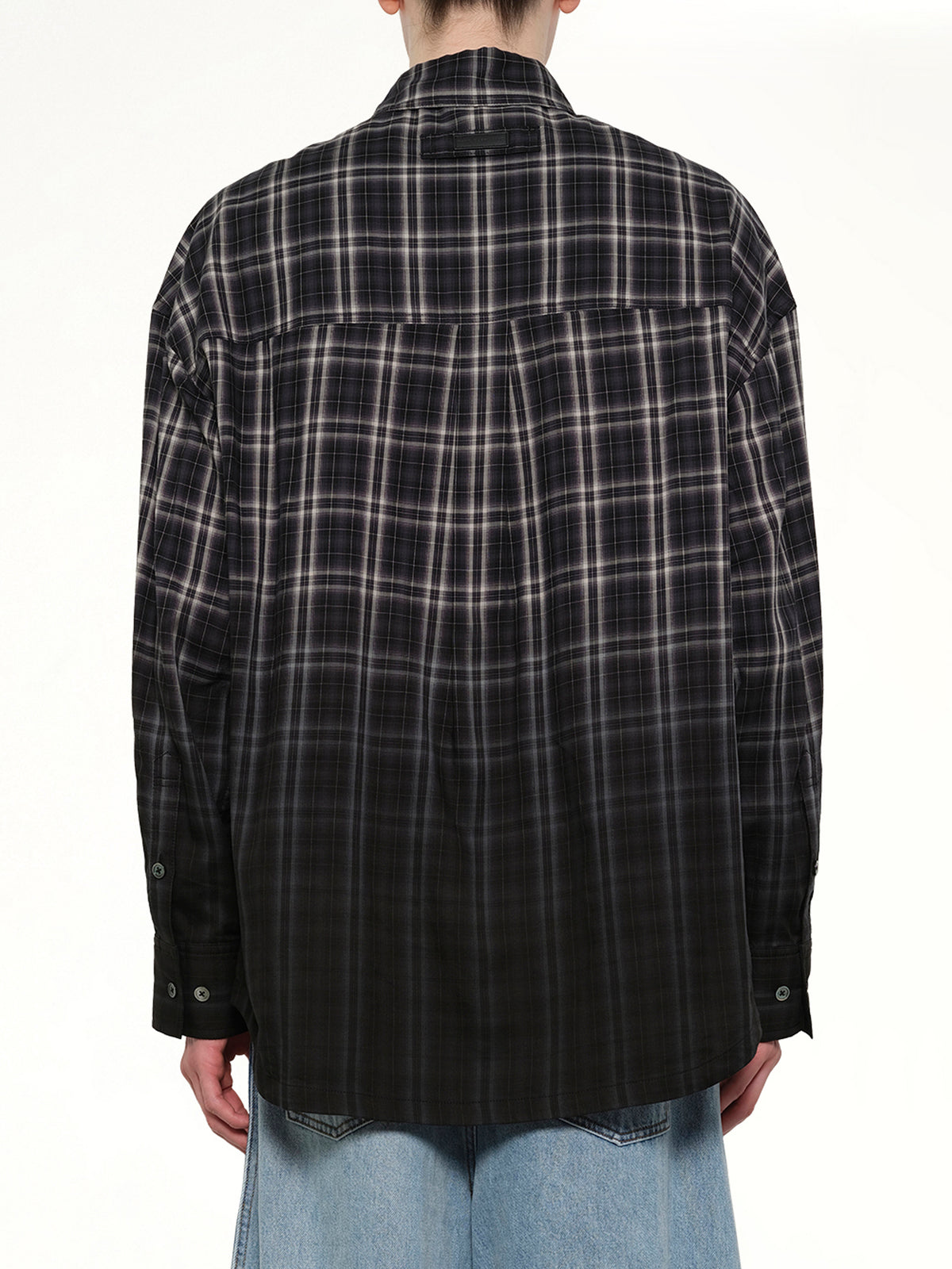 Check Workwear Shirt in Black