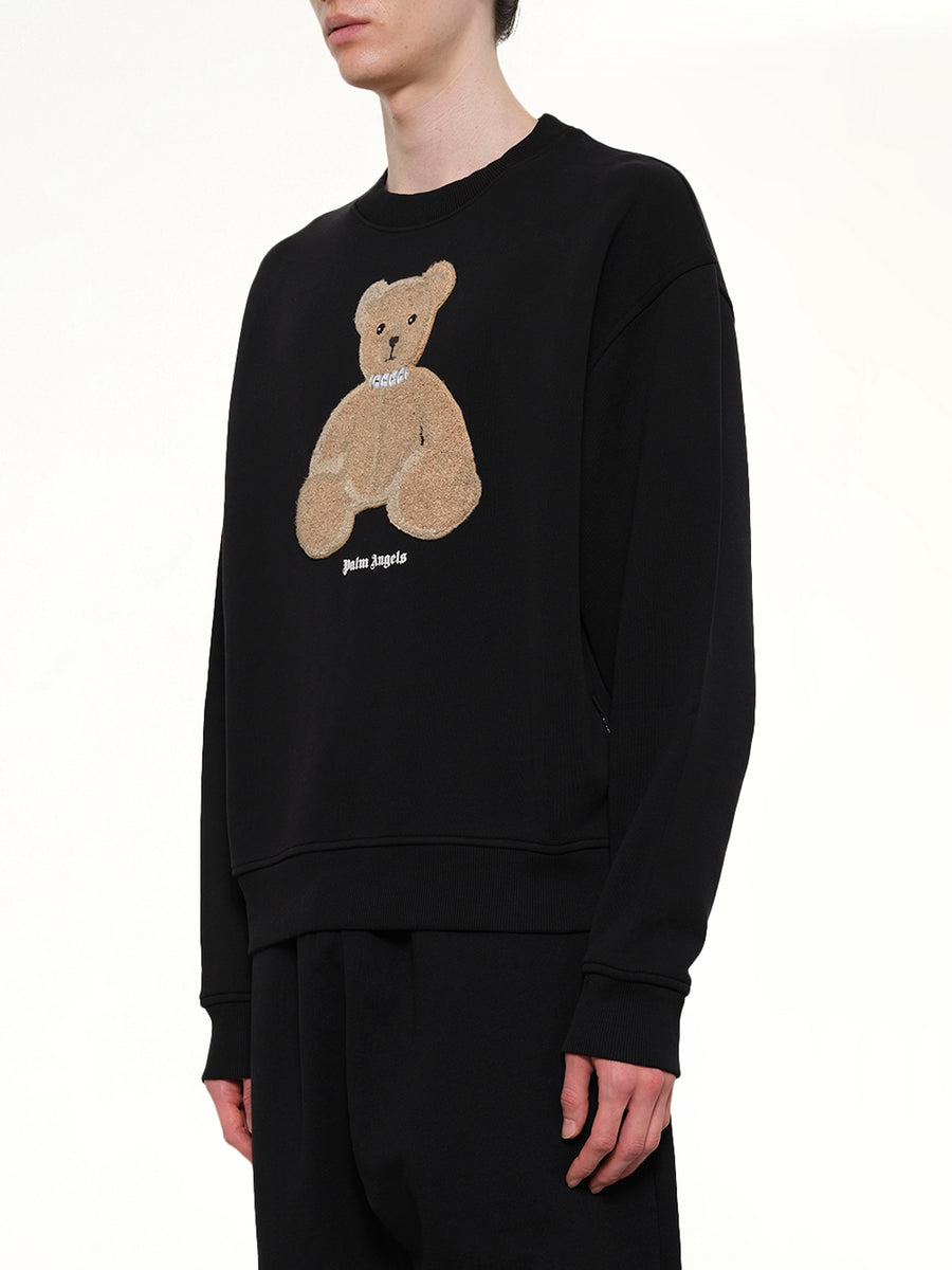 Bear Regular Sweatshirt in Black/Brown