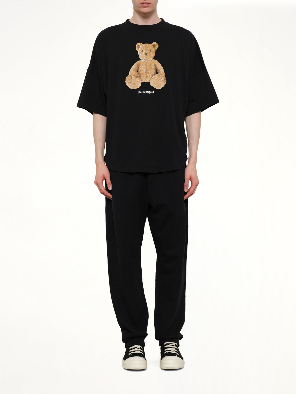 Bear Over T-Shirt in Black/Brown