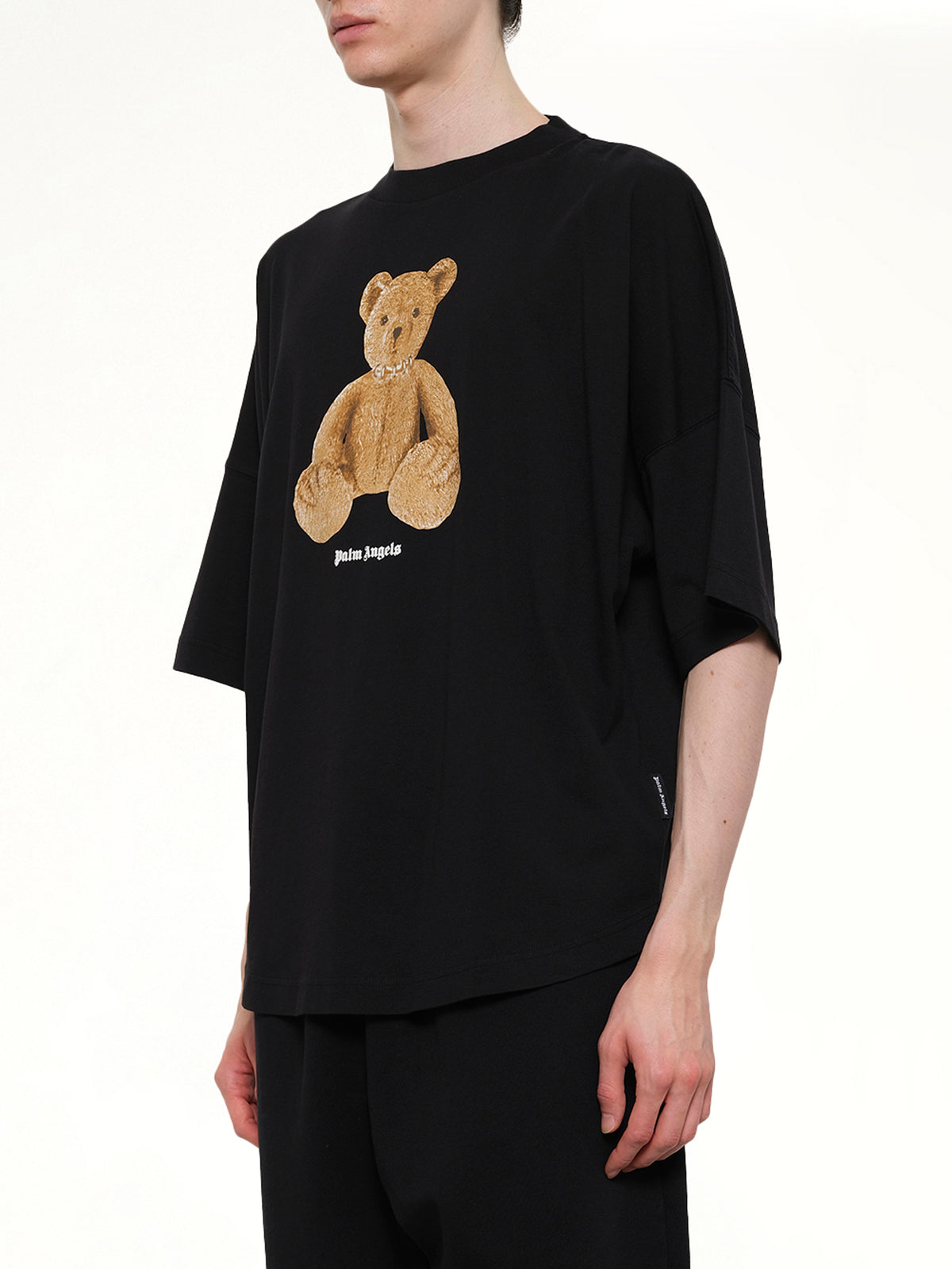 Bear Over T-Shirt in Black/Brown