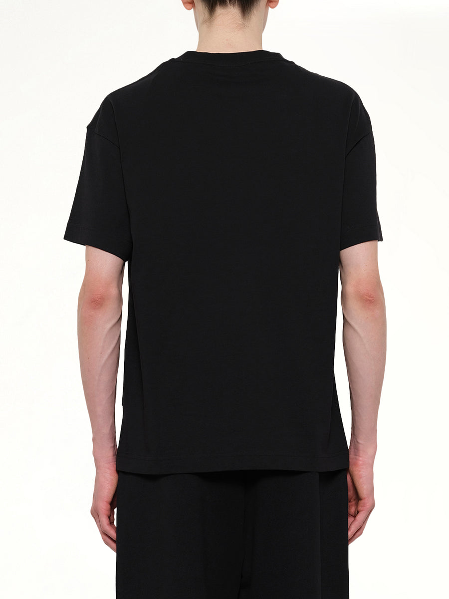 Bear Regular T-Shirt in Black/Brown