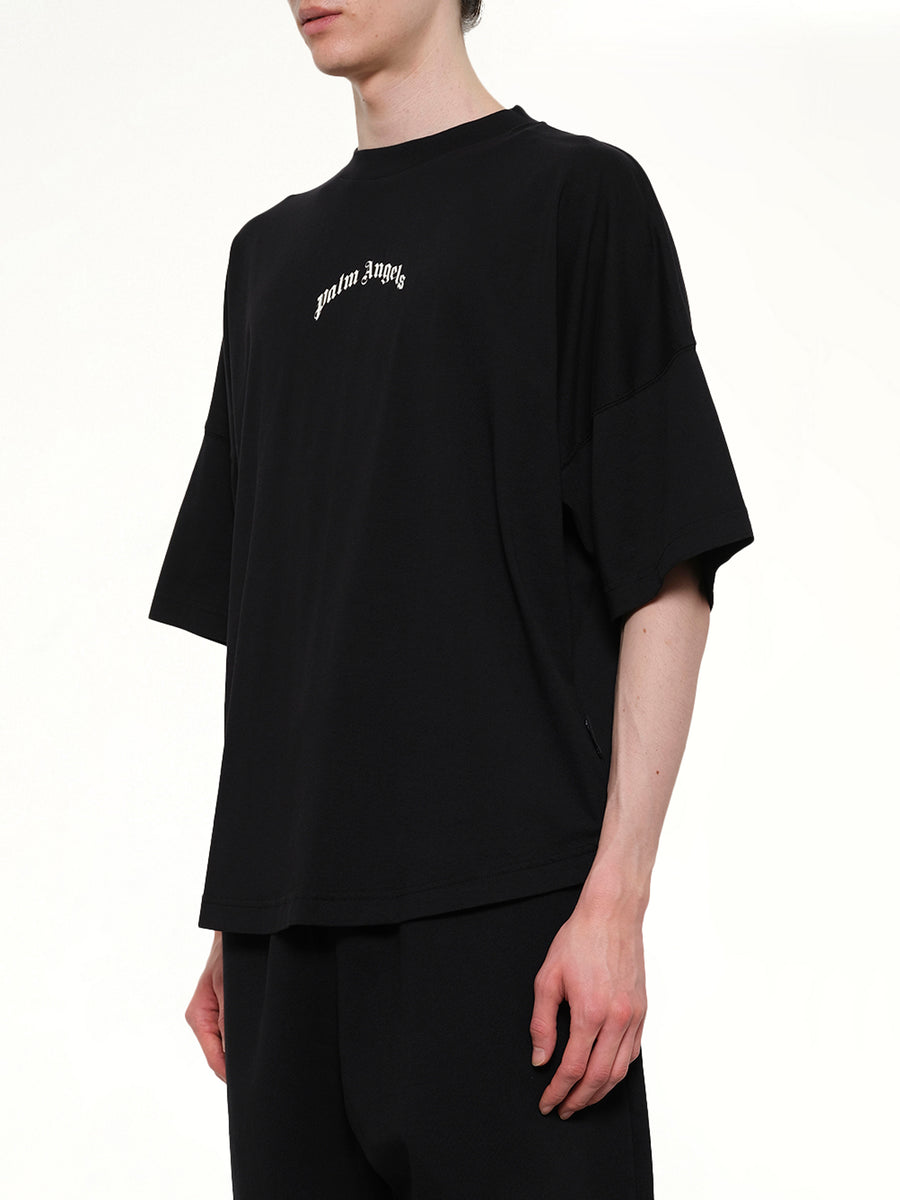Classic Logo Over T-Shirt in Black/Off White