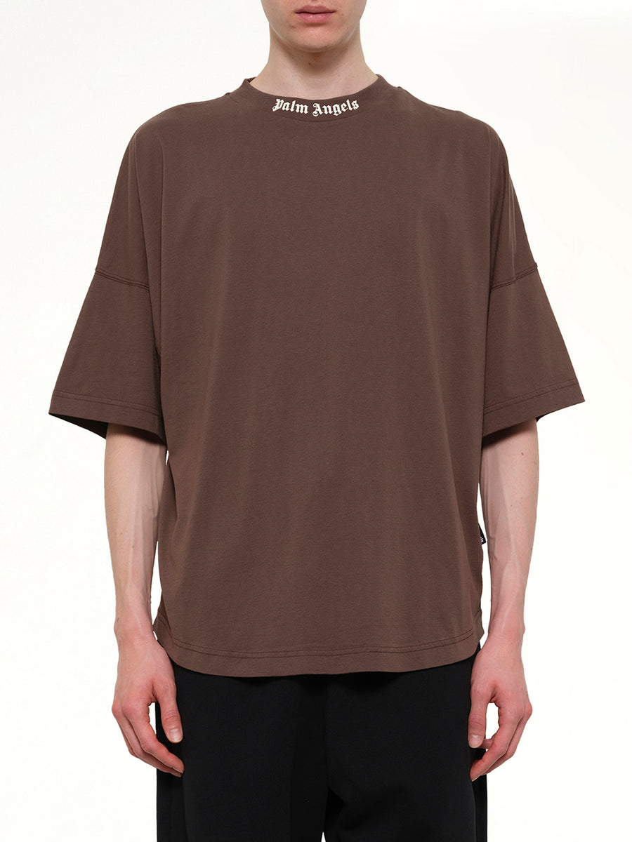 Classic Logo Over T-Shirt in Brown