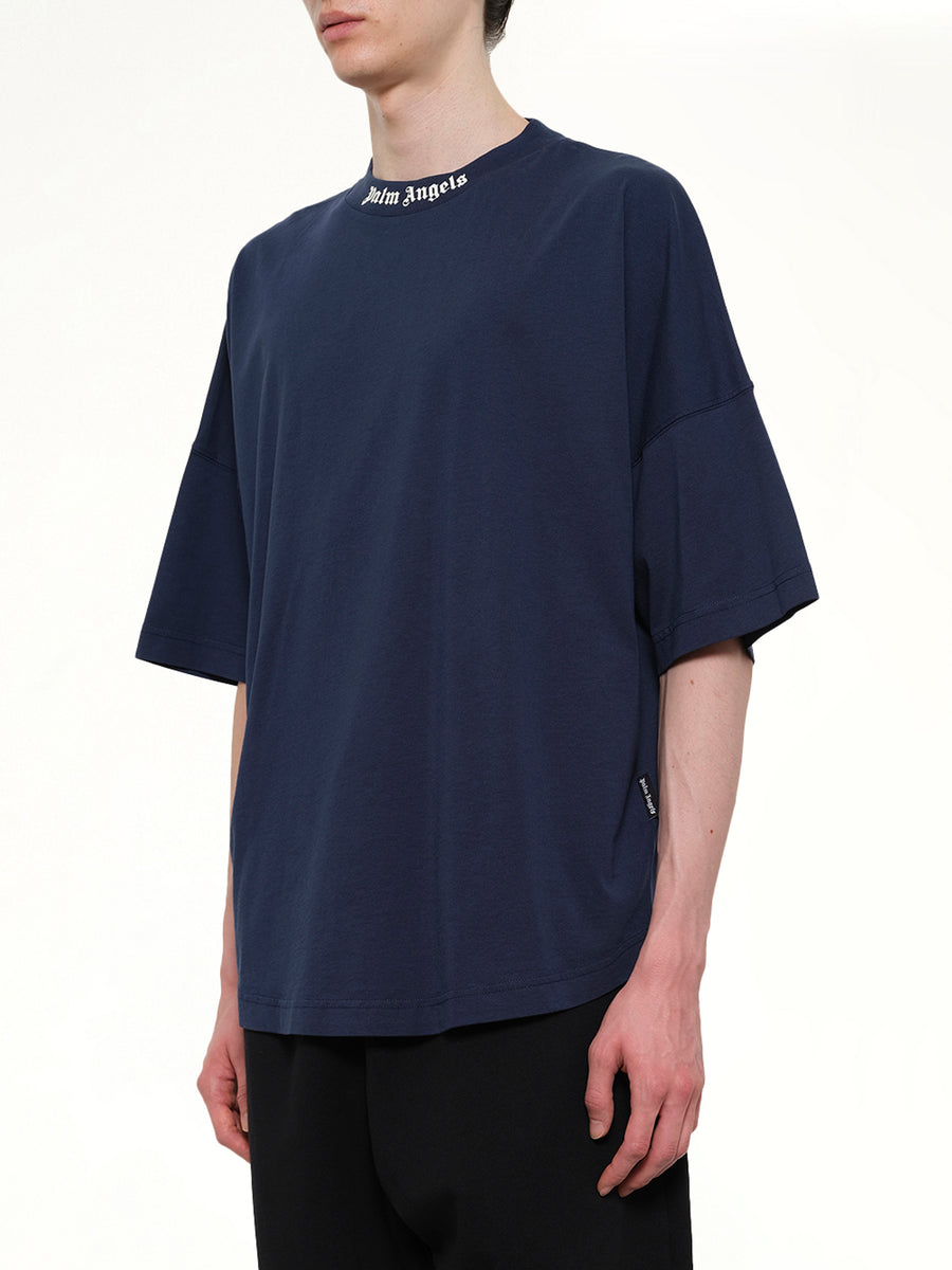 Classic Logo Over T-Shirt in Navy Blue