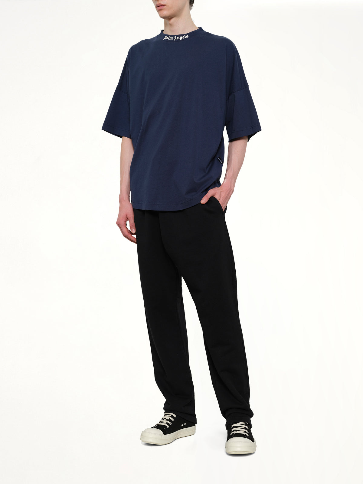 Classic Logo Over T-Shirt in Navy Blue