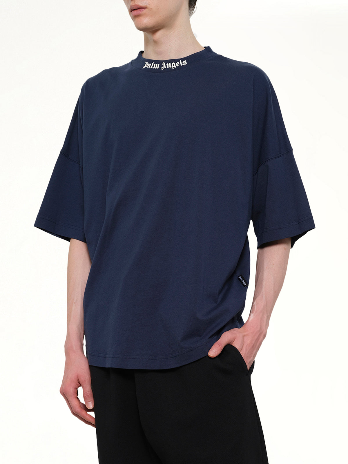 Classic Logo Over T-Shirt in Navy Blue