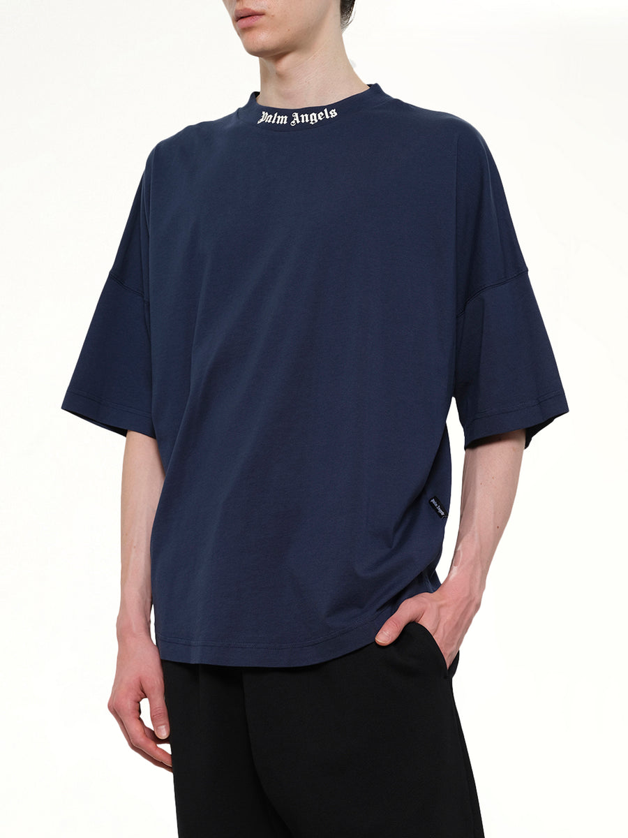 Classic Logo Over T-Shirt in Navy Blue