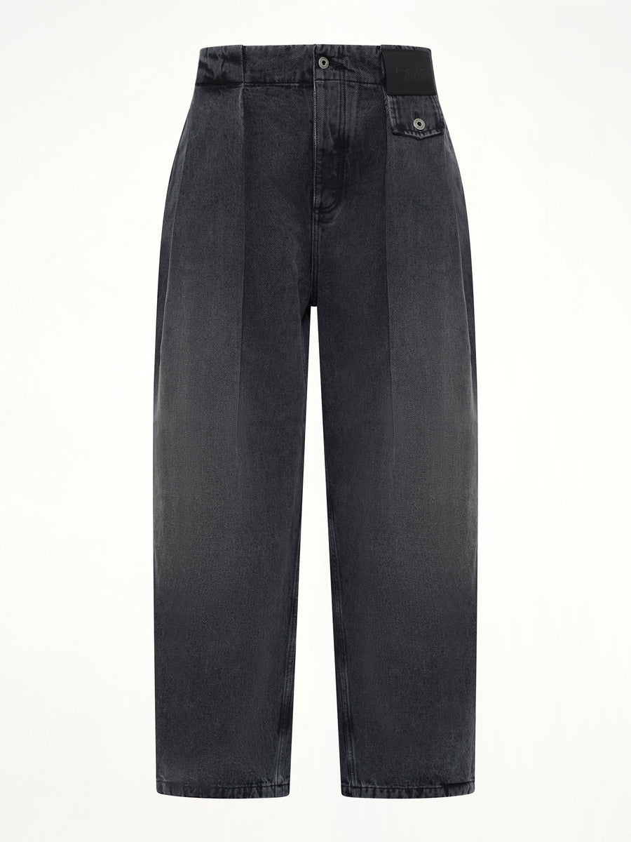 Belted Jeans AF in Black