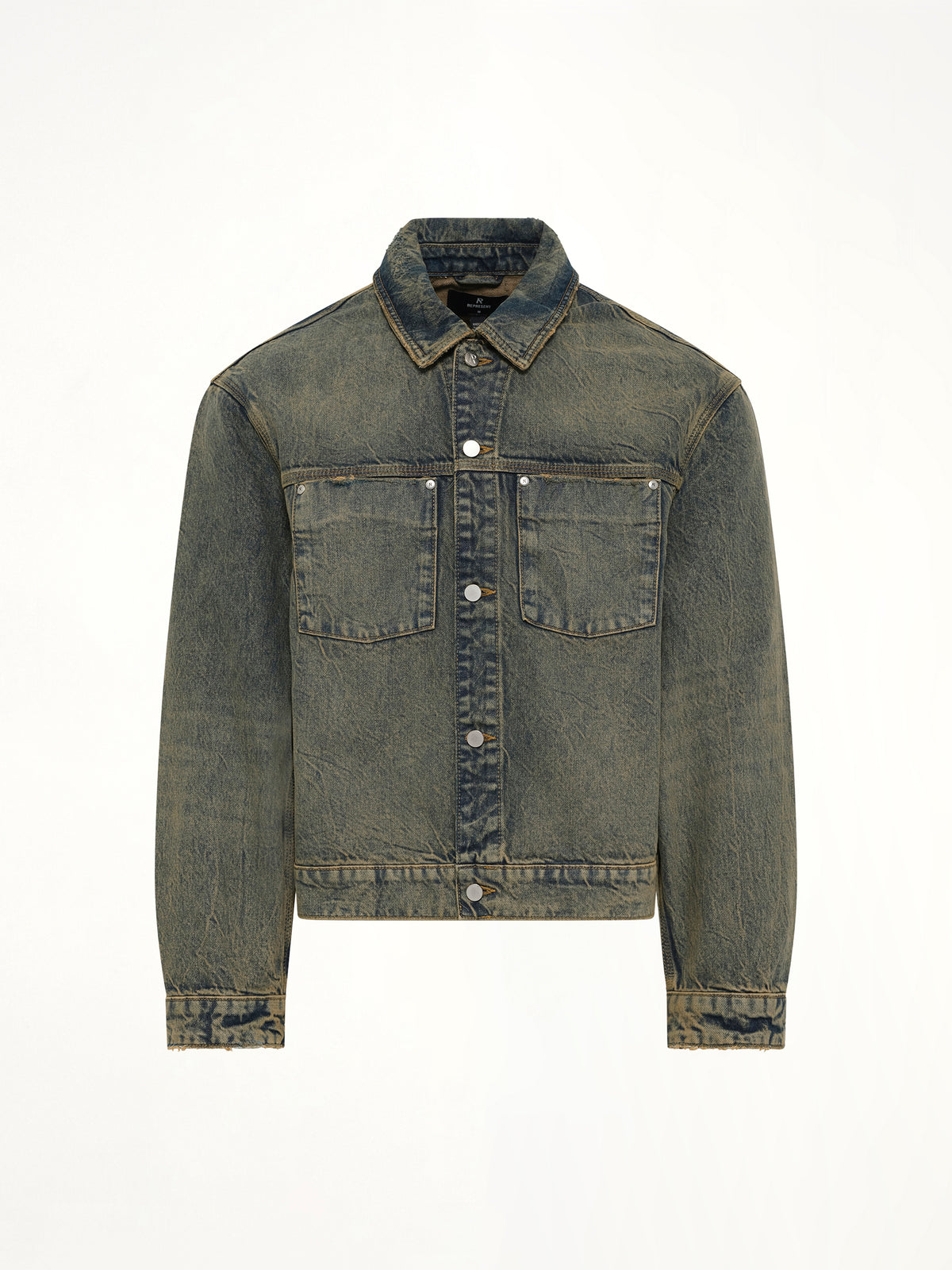 Denim Trucker in Blue Cream