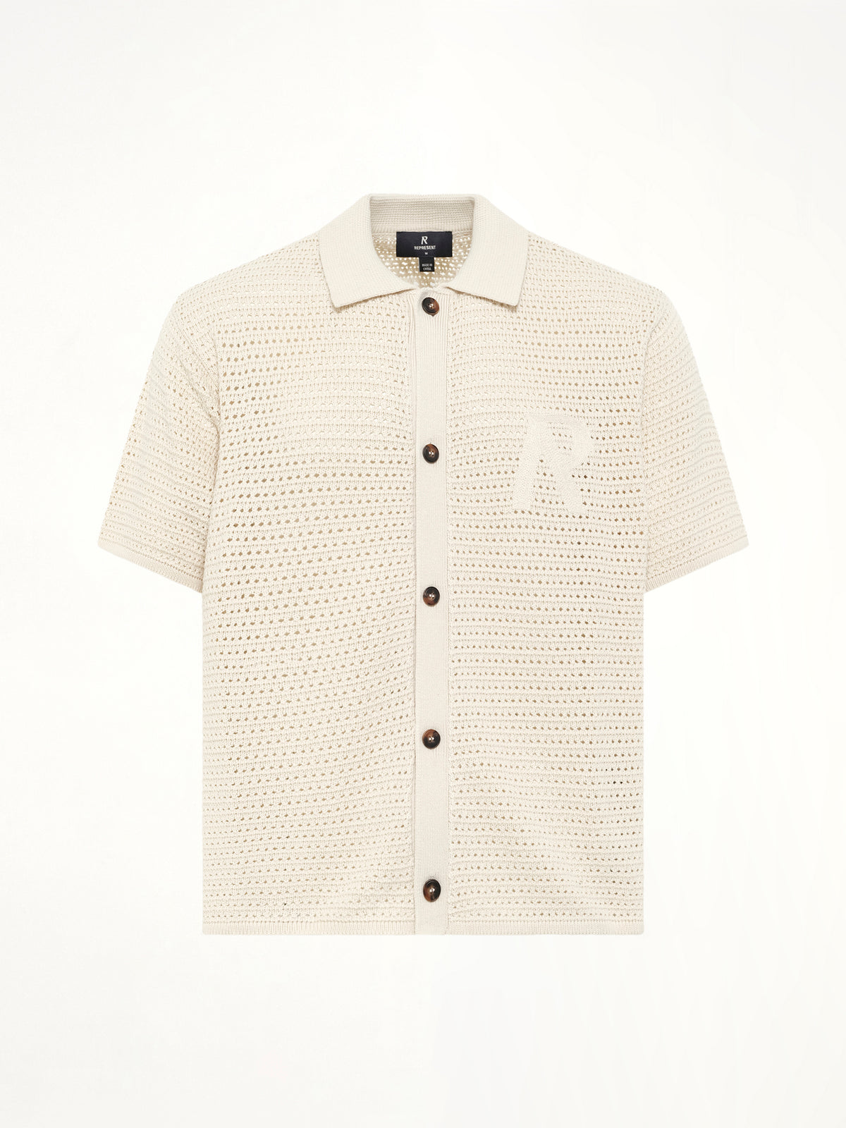 Pico Knit Shirt in Ecru