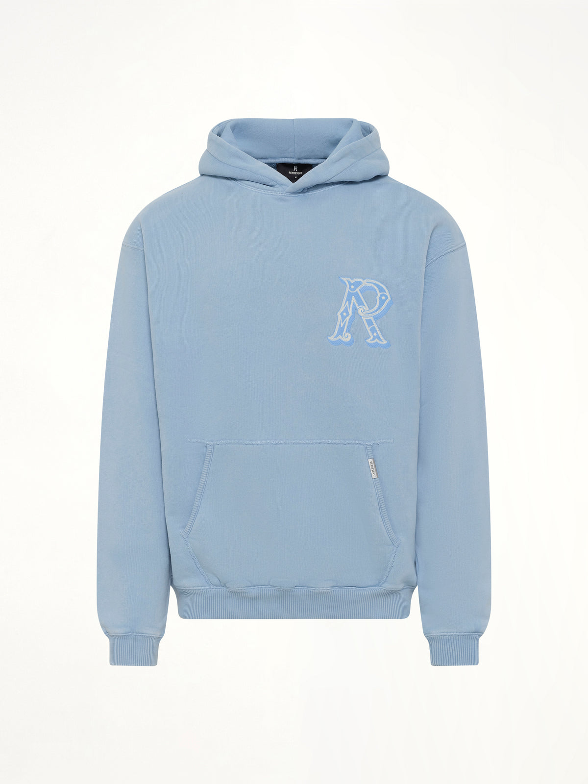 Western Initial Hoodie in Mountain Bluebird