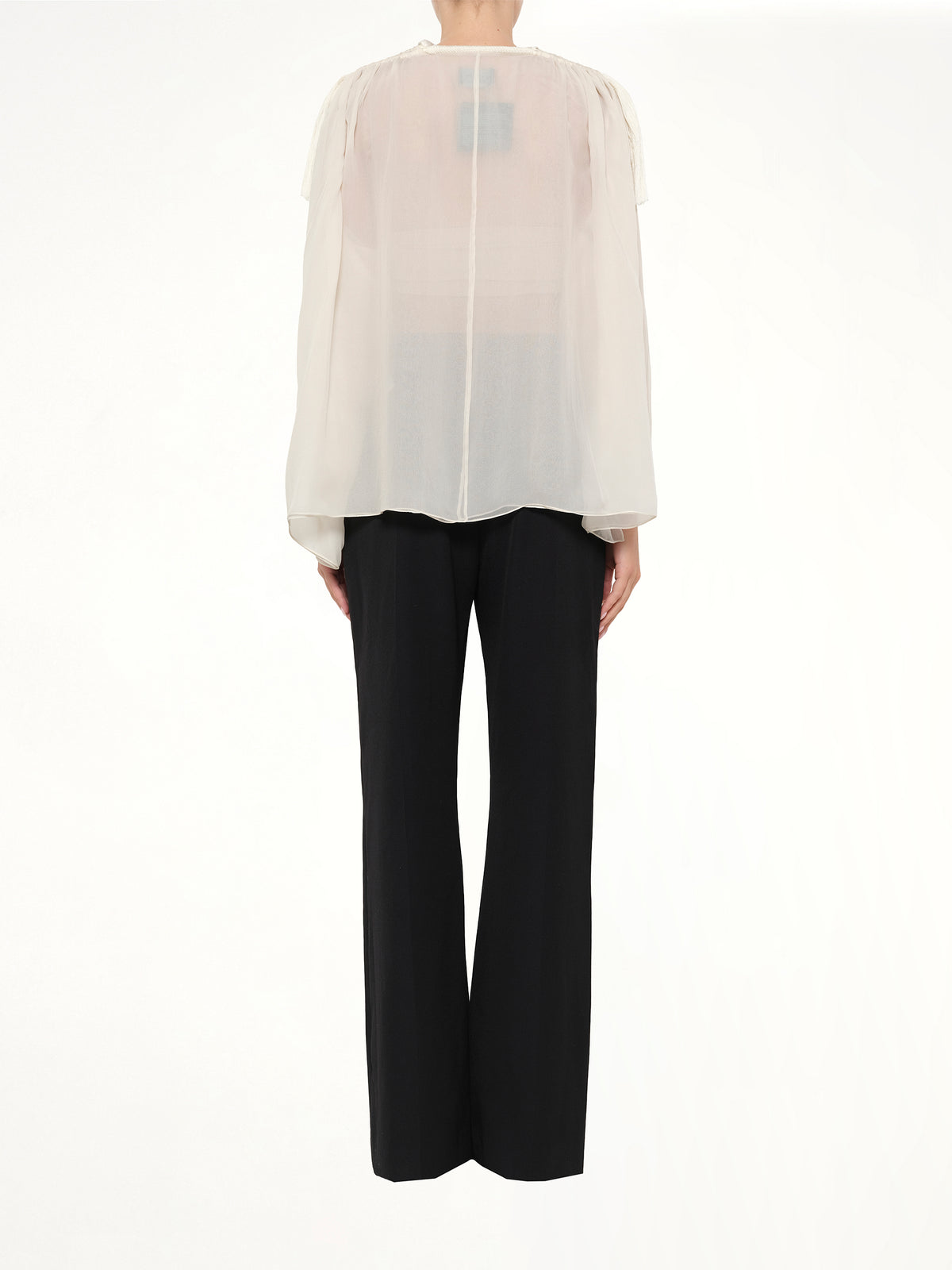 Sheer Lanvin Top in White