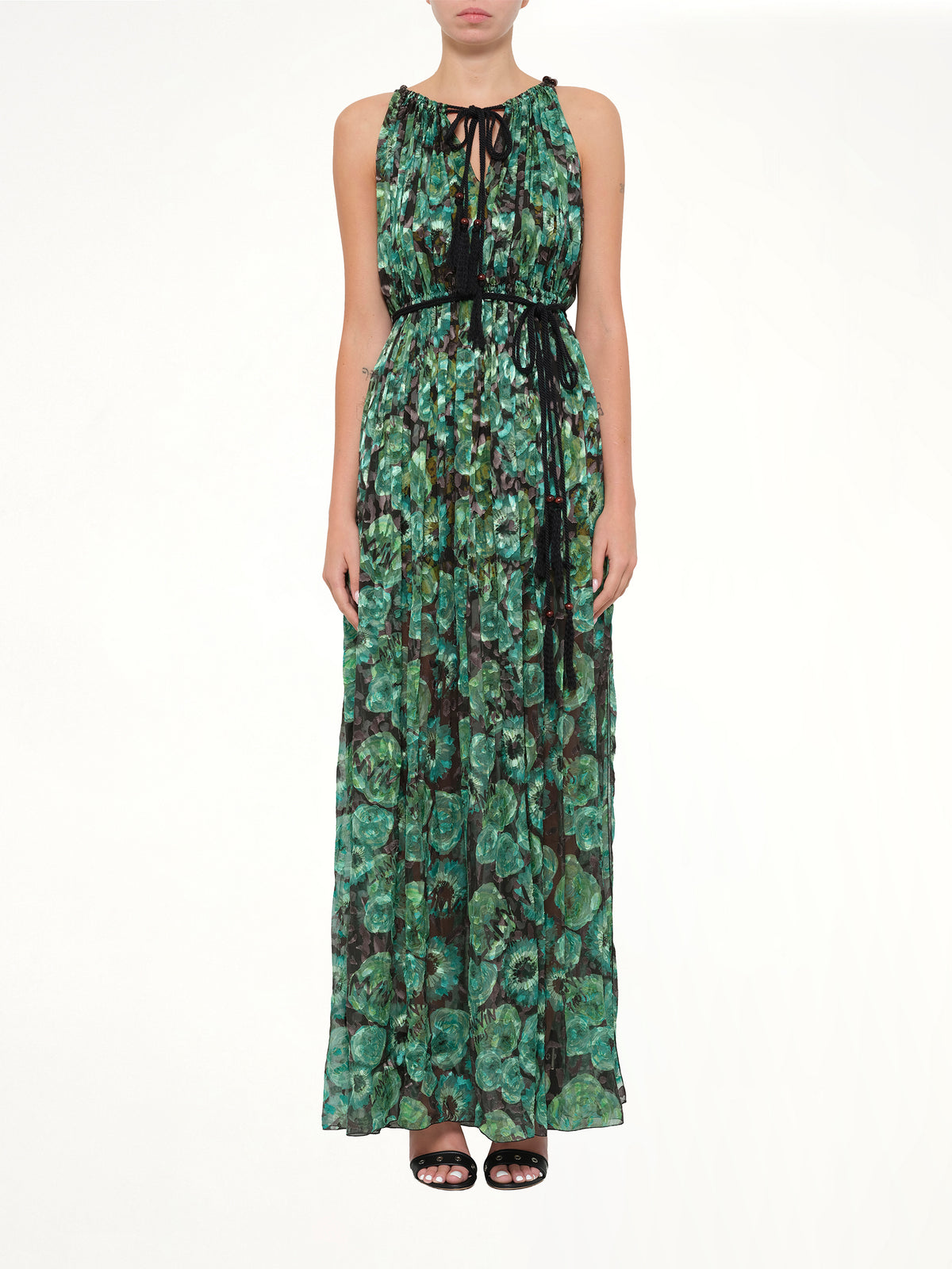 Long Dress in Emerald