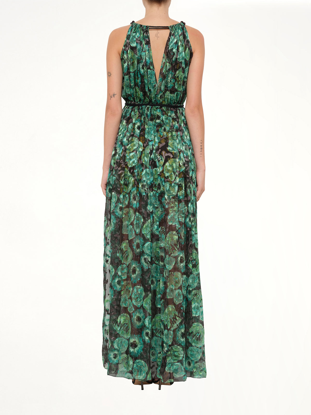 Long Dress in Emerald