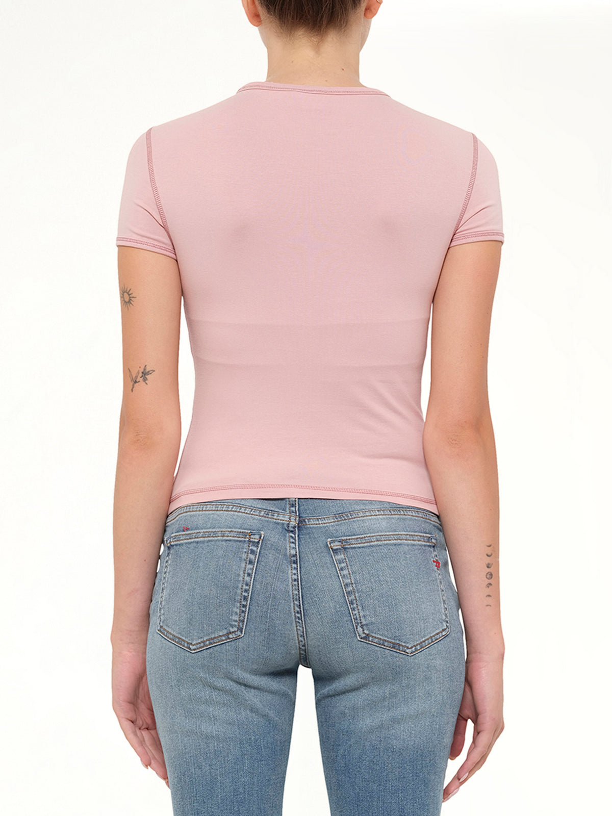 T-UNCUTIES-LONG-S5 T-Shirt in Pink