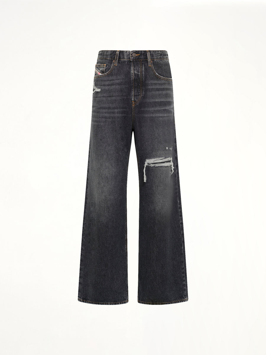 D-RISE Distressed Jeans in Grey