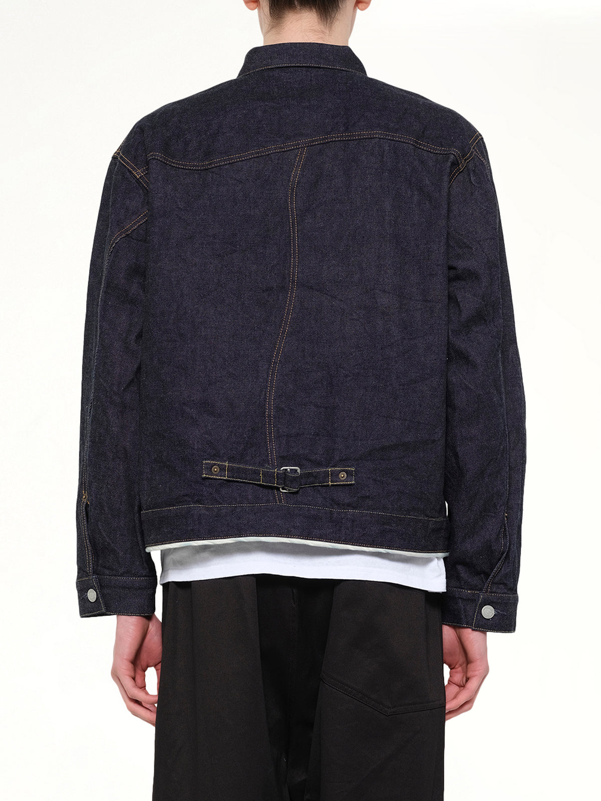 Denim Blouson in Indigo