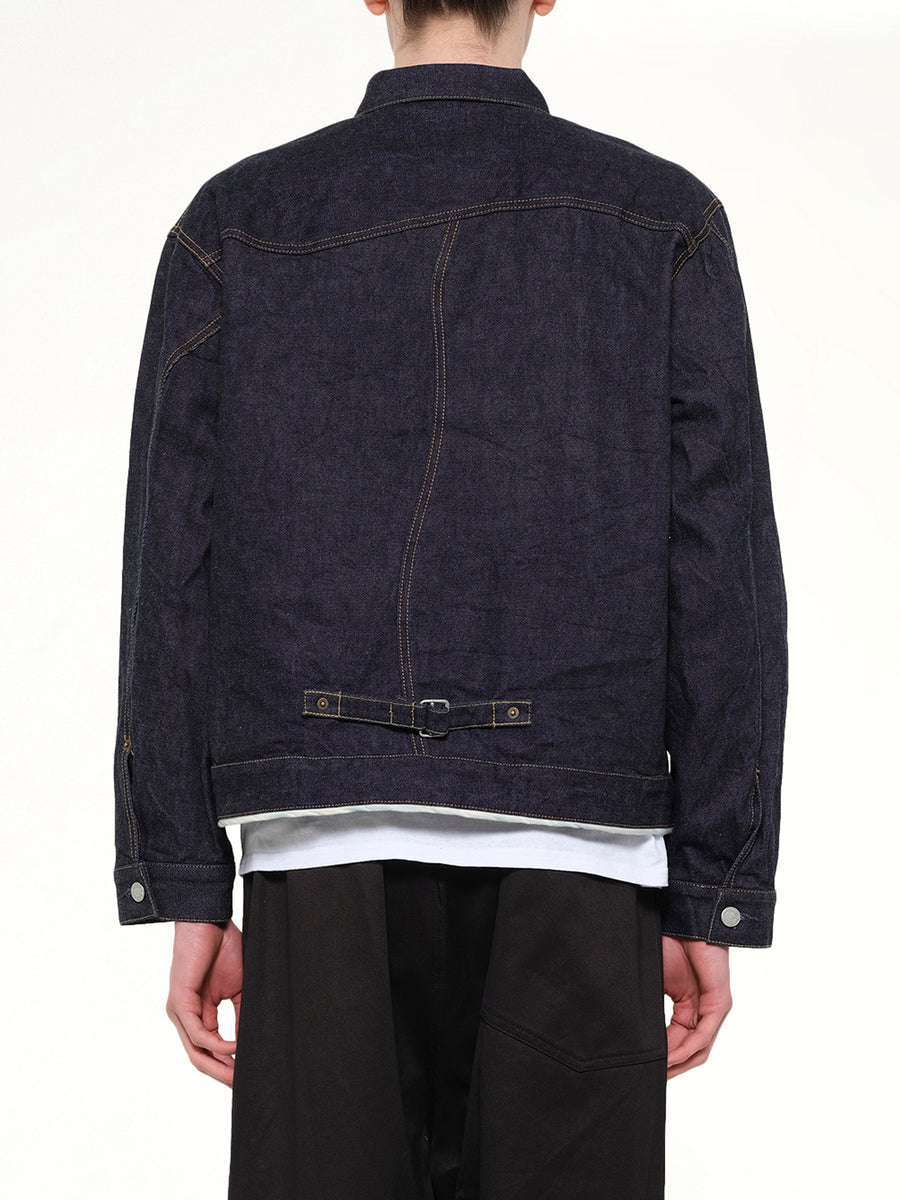 Denim Blouson in Indigo