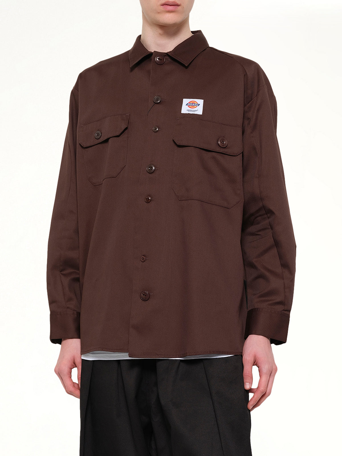 Dickies x UC LS Shirt in Brown