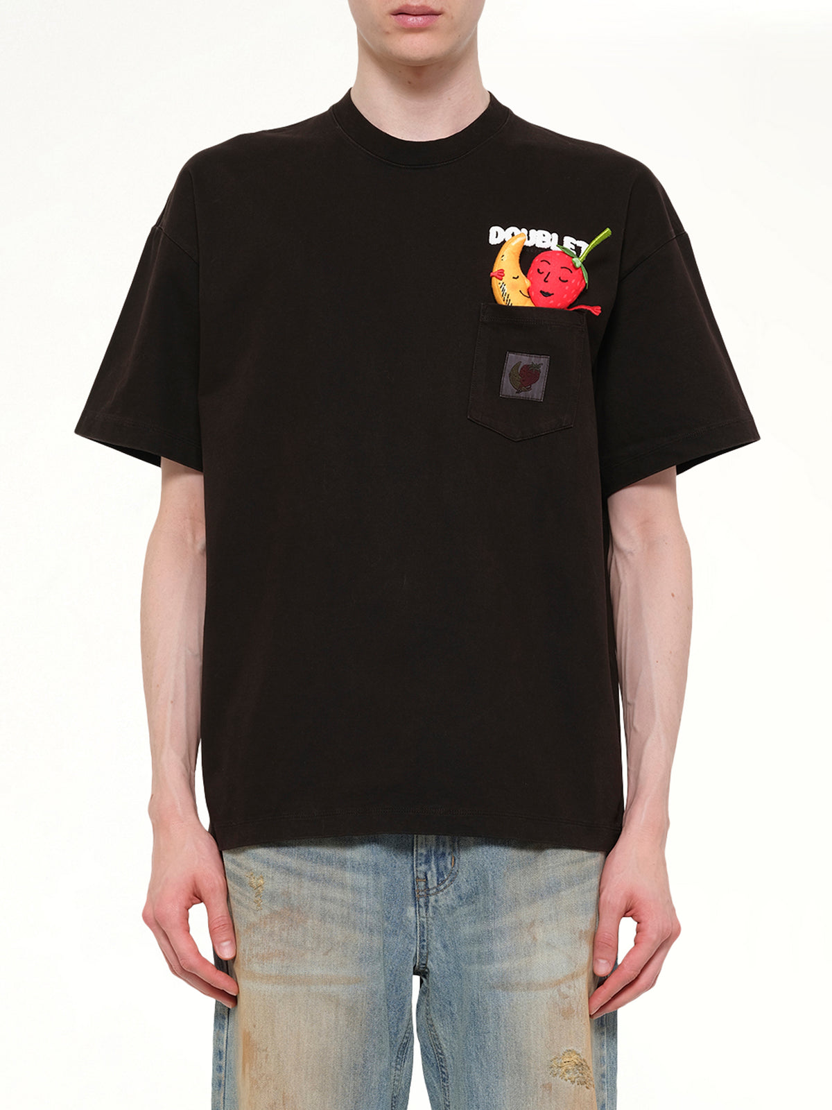 Mud-Dyed T-Shirt With SHFU in Mud
