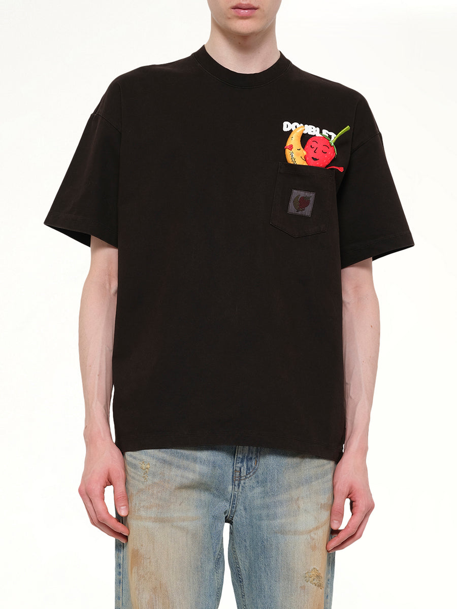 Mud-Dyed T-Shirt With SHFU in Mud